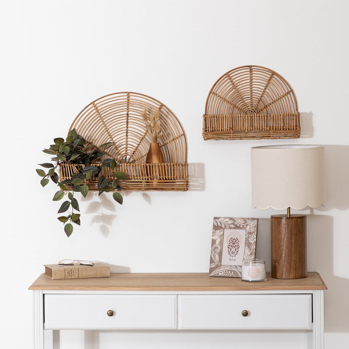 Wonder Rattan Wandregal x 2