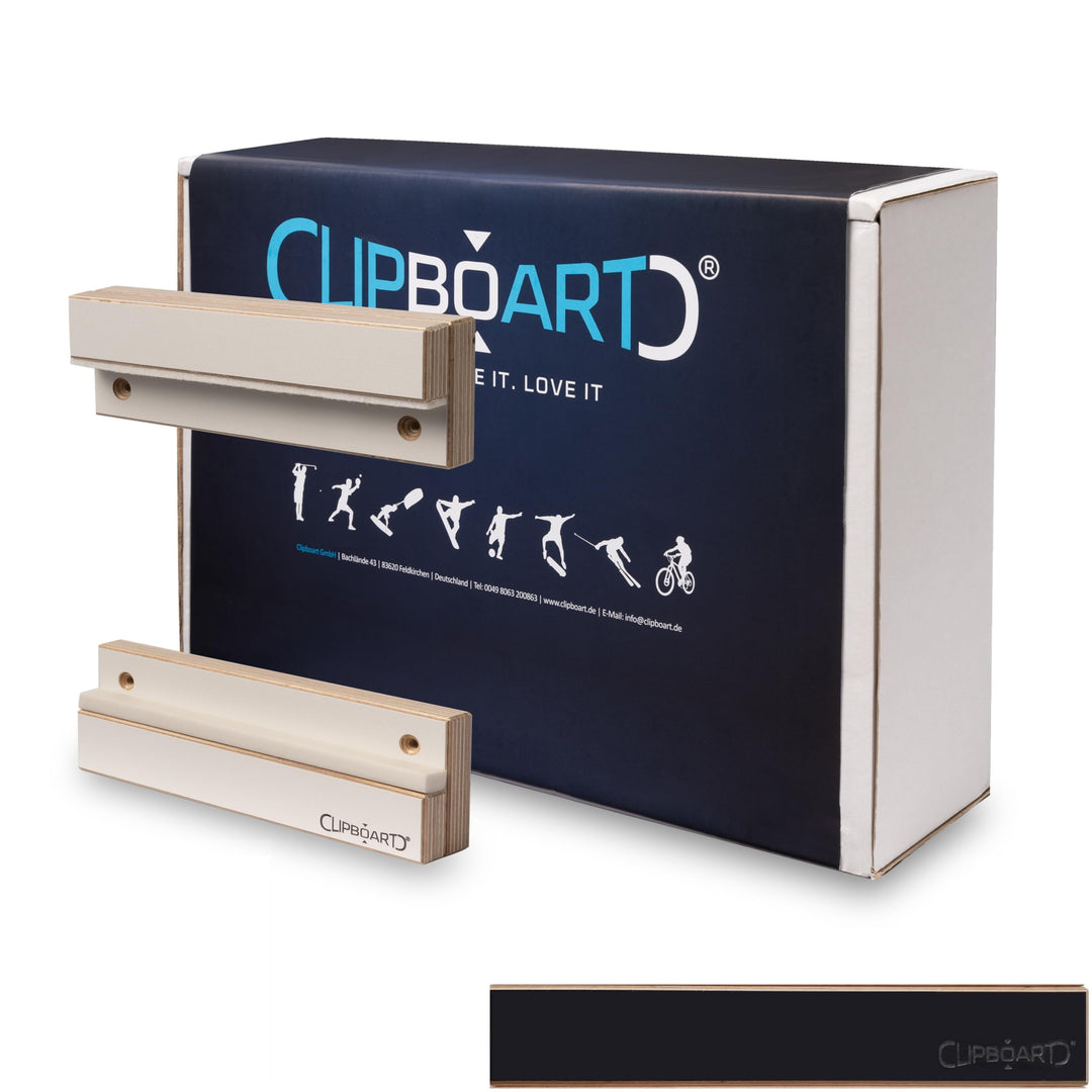 Clipboart® Standard Wandhalterung - schwarz - Halterung - Snowboard - Wakeboard - Kiteboard - Balanc