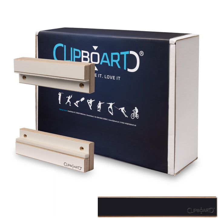 Clipboart® Standard Wandhalterung - schwarz - Halterung - Snowboard - Wakeboard - Kiteboard - Balanc