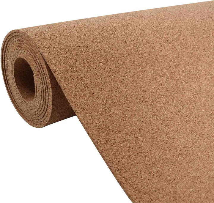 Korkrolle 500 x 50 x 0,5 cm, Korkunterlage zur Schalldämmung und Pinnwandgestaltung, Wandbelag für W