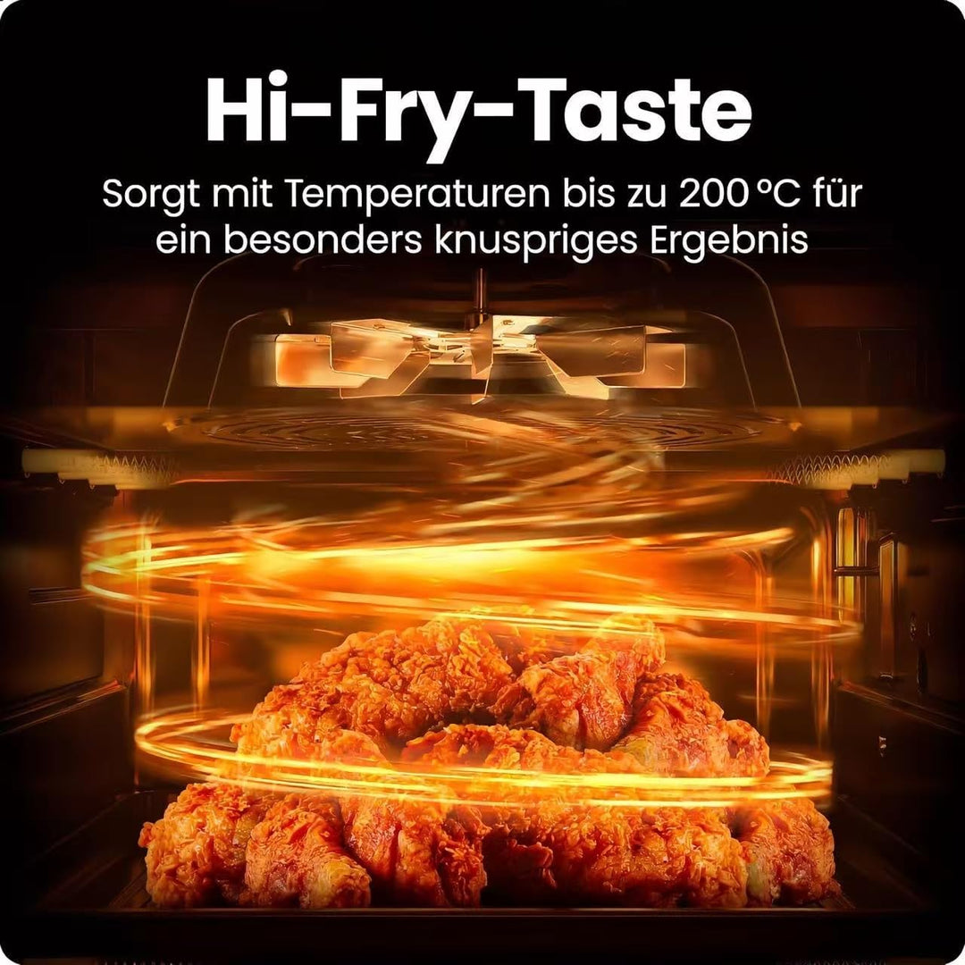KEINVE Heissluftfritteuse 8L Airfryer 1650W ohne Öl