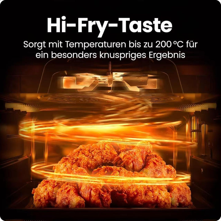 KEINVE Heissluftfritteuse 8L Airfryer 1650W ohne Öl