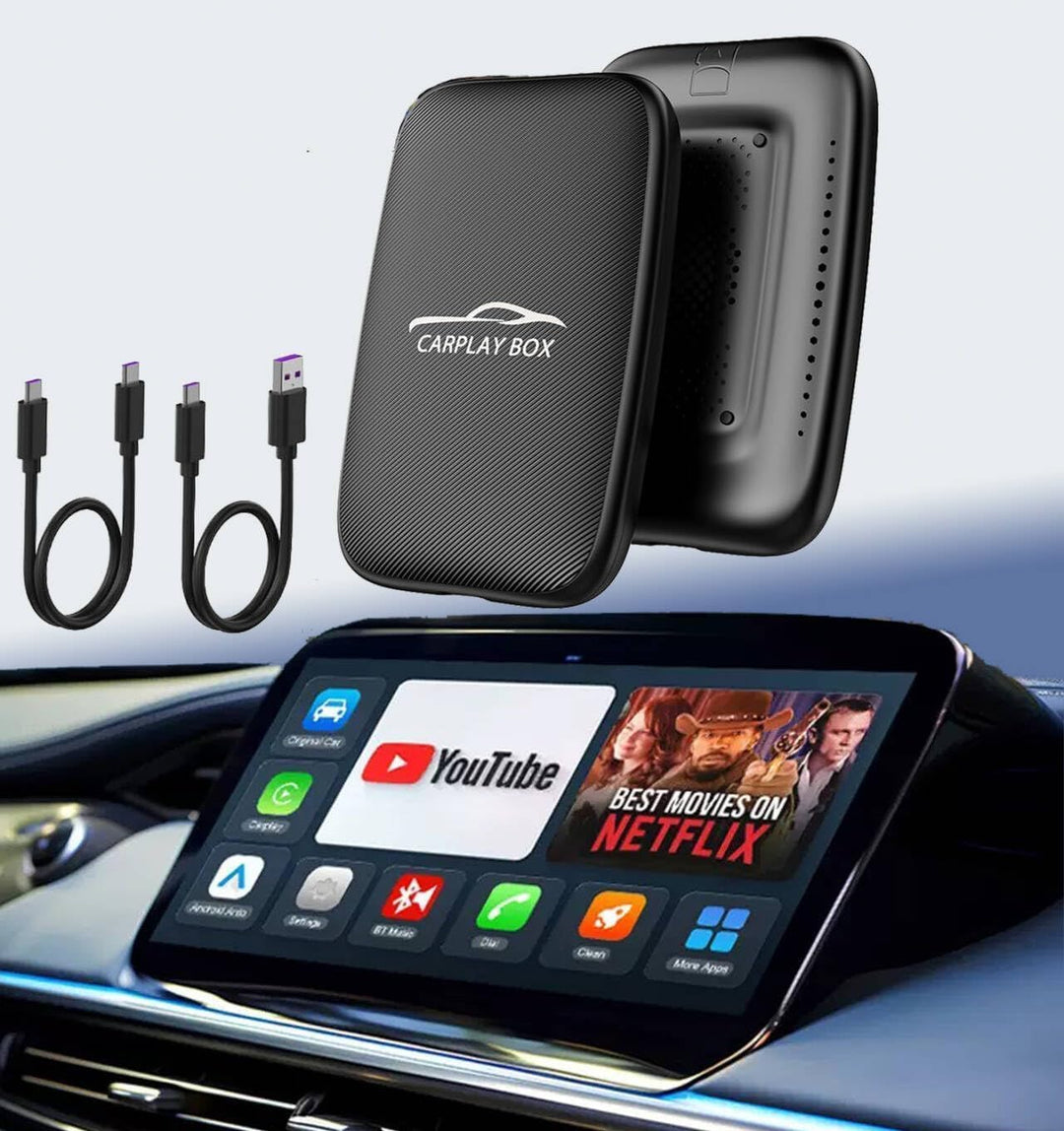 5-in-1 Wireless Android Auto & CarPlay Adapter (2026), unterstützt Netflix/YouTube/TF, Plug & Play,