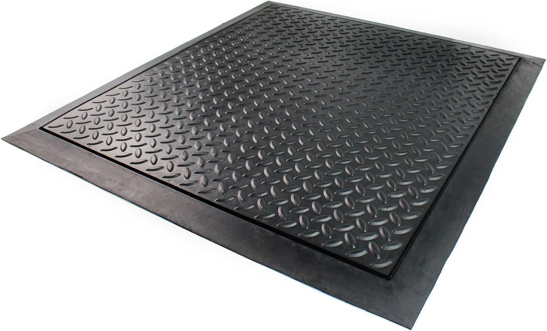 Doortex Anti-Ermüdungsmatte | Arbeitsplatzmatte "anti-fatiguemat" | 71 x 78 cm | aus 100 % Gummi | s