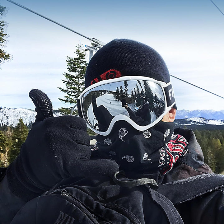 Findway Skibrille, Snowboard Brille für Brillenträger Herren Damen Erwachsene Jugendliche OTG UV-Sch