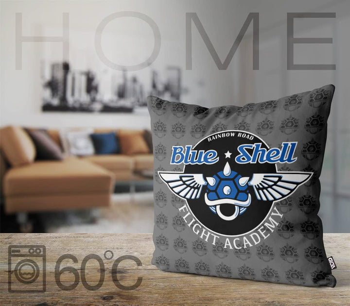 VOID Blue Shell Flight Academy Kissenbezug Kissenhülle Outdoor Indoor, Kissen Grösse:50 x 50 cm, 50