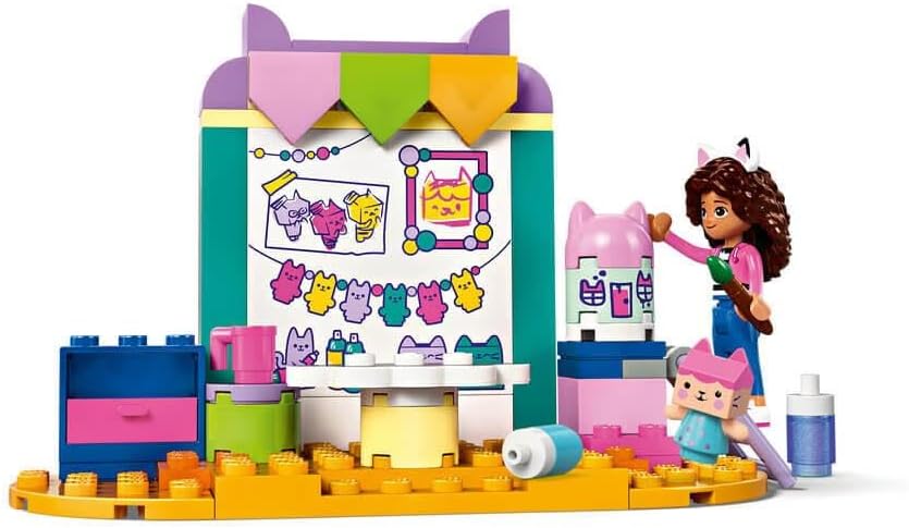 LEGO Gabby’s Dollhouse Crafting with Baby Box Toy for 4 Plus Year Old Kids, Girls &amp; Boys, Preschool