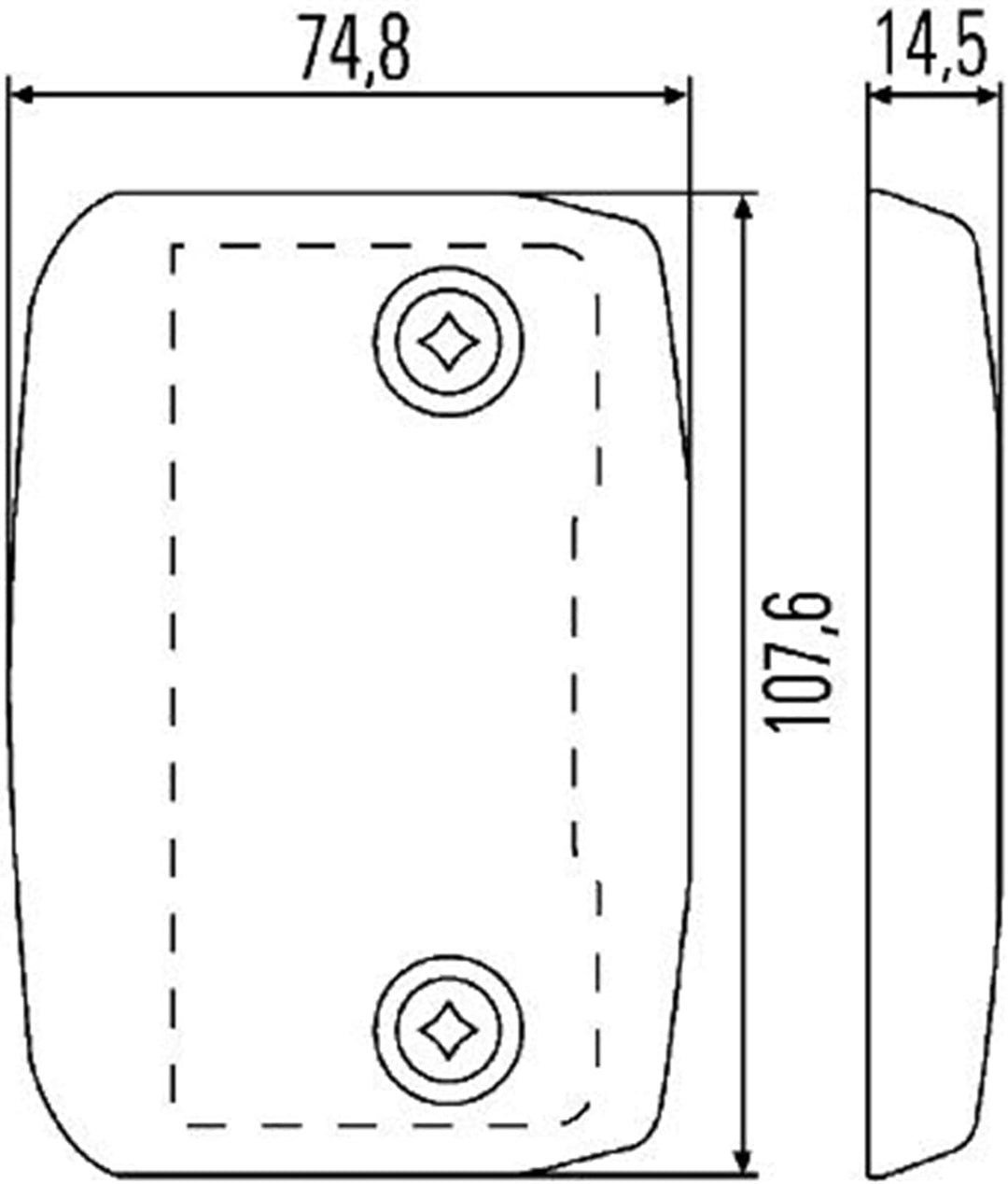 HELLA - Blinkleuchte - LED - 24V - 2BA 008 260-001, 24V
