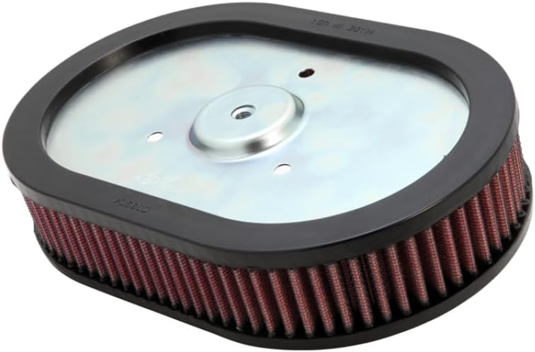 K&N HD-0910 Motorrad Tauschluftfilter, Rot