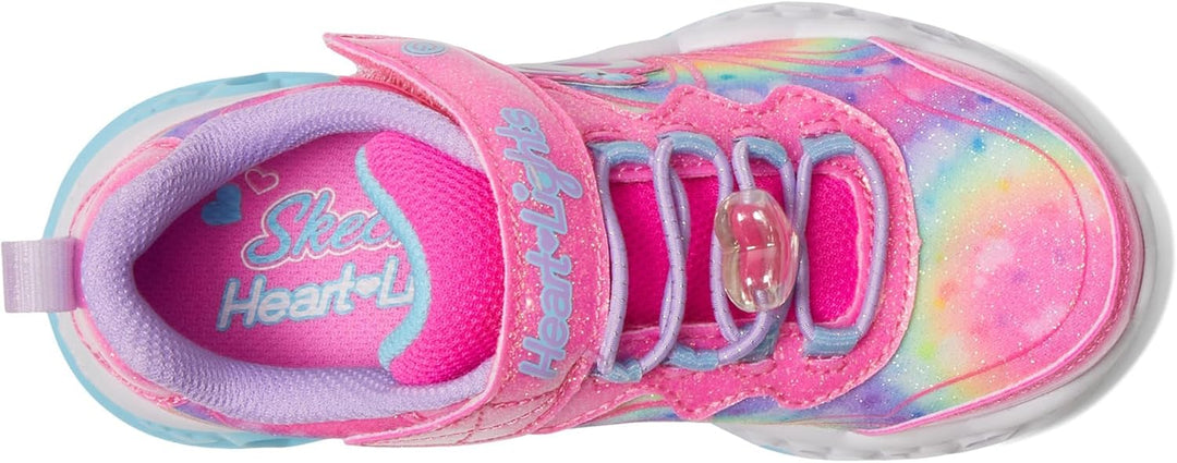 Skechers Girl's Adventure Blitz Hiking Boot 27 EU Hot Pink Sparkle Mesh Lavender Trim, 27 EU Hot Pin