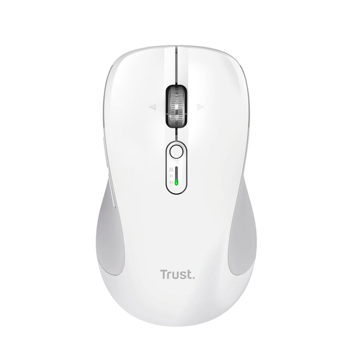 Trust Ferro Kabellose Maus Ultraschnelles Scrollrad und Horizontales Scrollen, Bluetooth + 2.4GHz, L