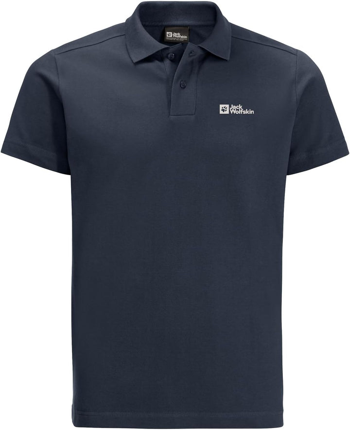 Jack Wolfskin Herren Essential Polo M Polo S Night Blue, S Night Blue