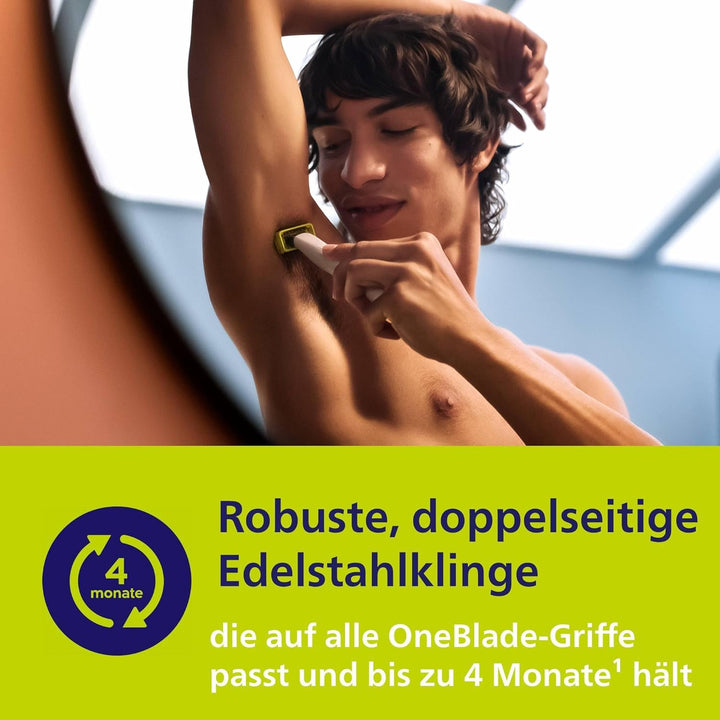 Philips OneBlade Intimate, elektrischer Intimrasierer und Intimtrimmer für Männer und Frauen, mit ex