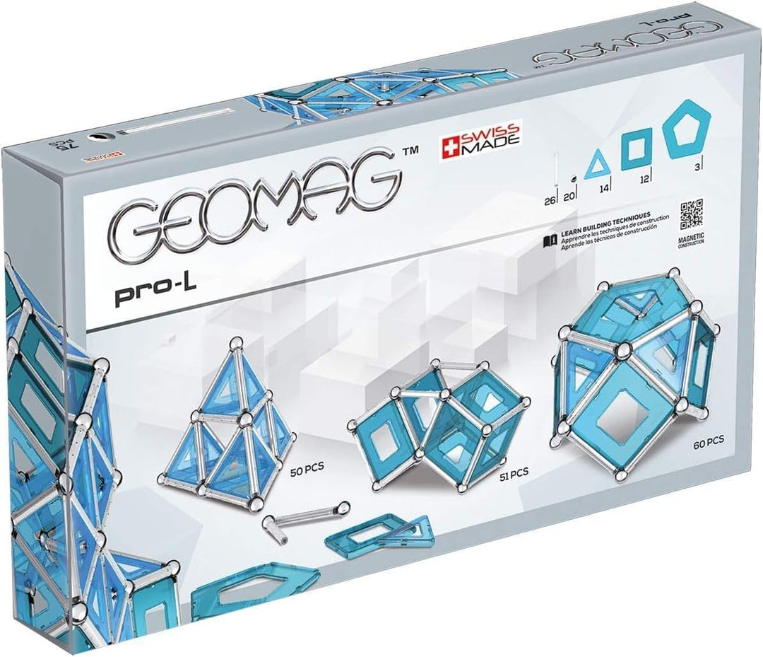 Geomag 23' PRO-L Building Set, Mixed, 75 Pieces 75 Stück, 75 Stück