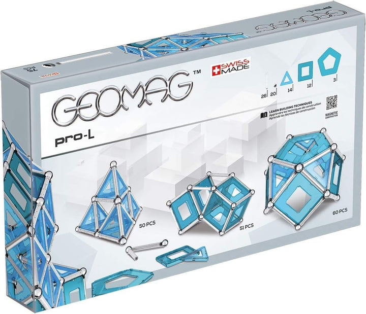 Geomag 23' PRO-L Building Set, Mixed, 75 Pieces 75 Stück, 75 Stück