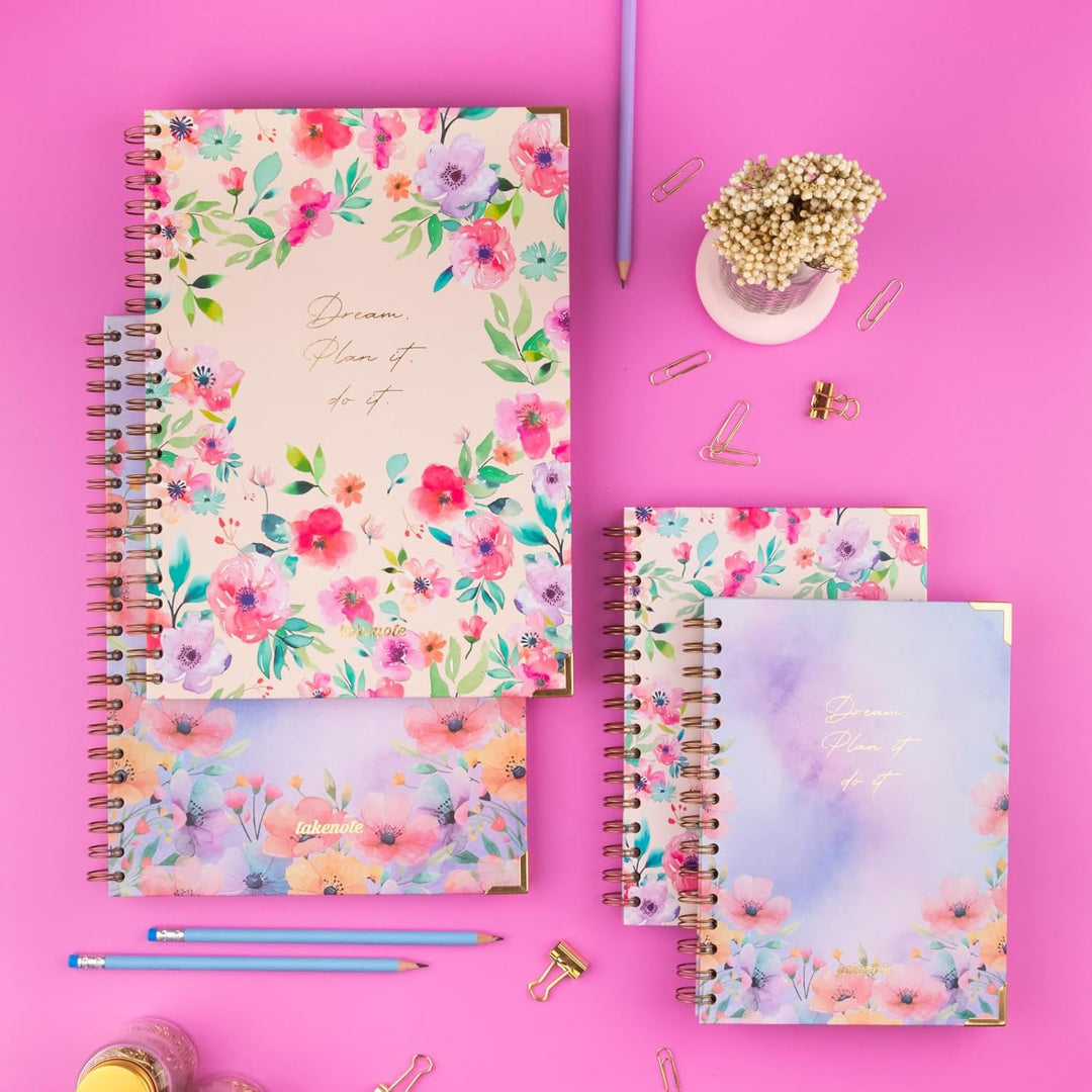 ‎DOHE Bullet Journal A4 - Gepunktetes Notizbuch für Organisation und Notizen, Grösse 21,5 x 30 cm, D