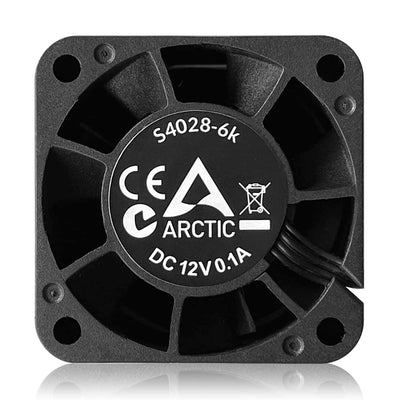 ARCTIC S4028-6K (5 Stück) - 40x40x28 mm Server Lüfter mit Doppelkugellager, 250-6000 rpm, PWM reguli