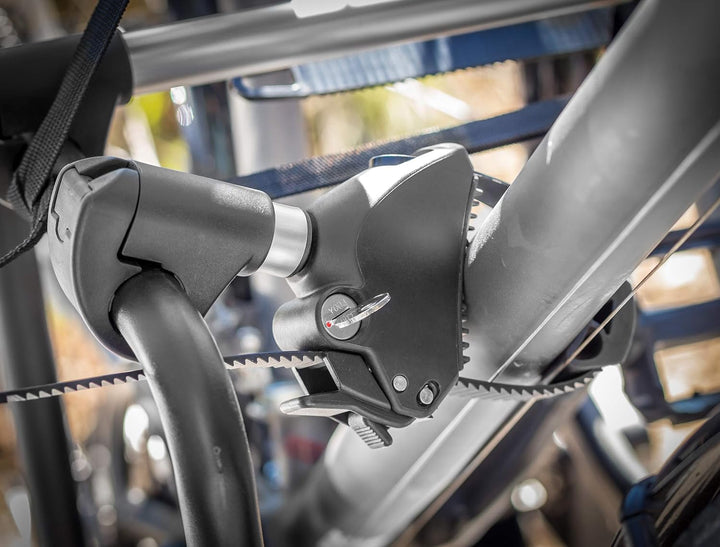 EUFAB 11575 Strap-Rahmenhalter kurz, abschliessbar, für U-Bügelrohr: Ø 2,5 cm, 12 cm Länge 12 cm Län