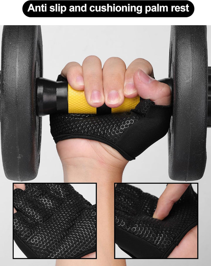 KUTOOK Fitness Handschuhe Kraftsport für Gym Fitnessstudio Gewichtheben Krafttraining Workout KFAC25