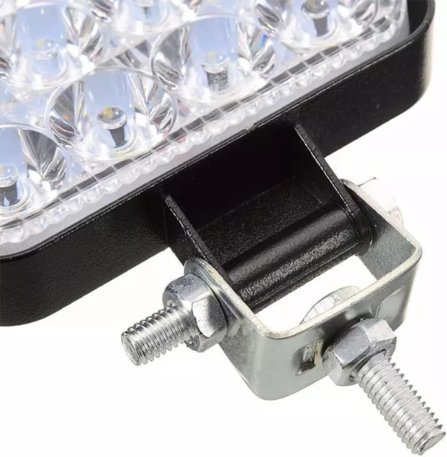 Boncak LED Arbeitsscheinwerfer, 10 X 48W Quadrat 3.3” Zusatzscheinwerfer Scheinwerfer Flutlicht Refl