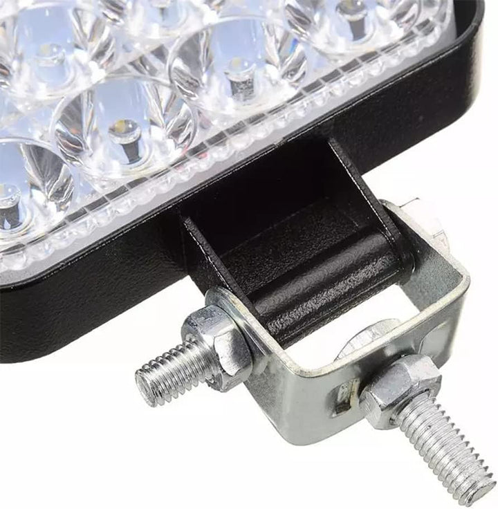 Boncak LED Arbeitsscheinwerfer, 10 X 48W Quadrat 3.3” Zusatzscheinwerfer Scheinwerfer Flutlicht Refl