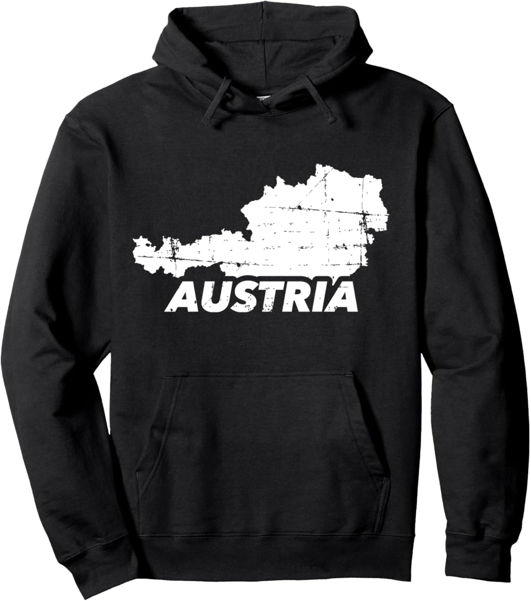 Österreich Karte Pullover Hoodie