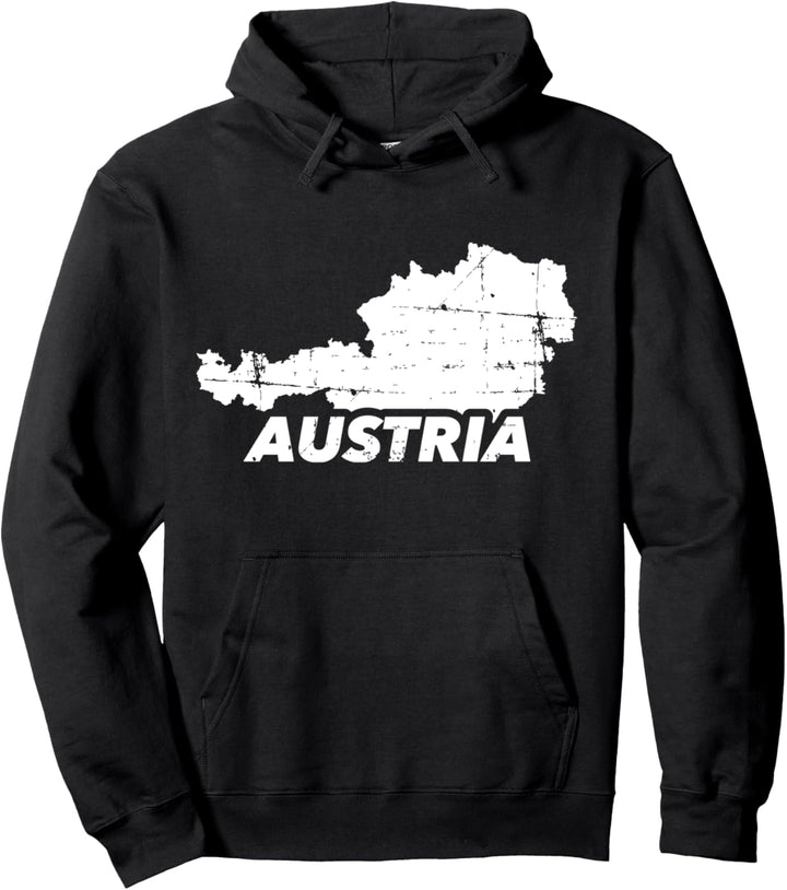 Österreich Karte Pullover Hoodie