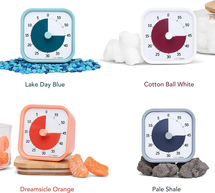 Time Timer Home MOD - 60 Minuten Visueller Timer Home Edition für Kinder – Homeschooling, Timer für