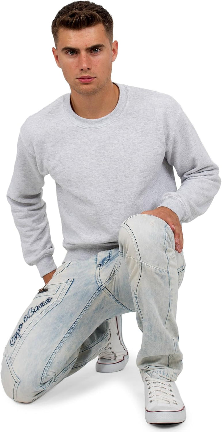 Cipo & Baxx Herren Jeans Hose Freizeit Hose Casual BANS Production 33W / 32L Hellblau - 36, 33W / 32
