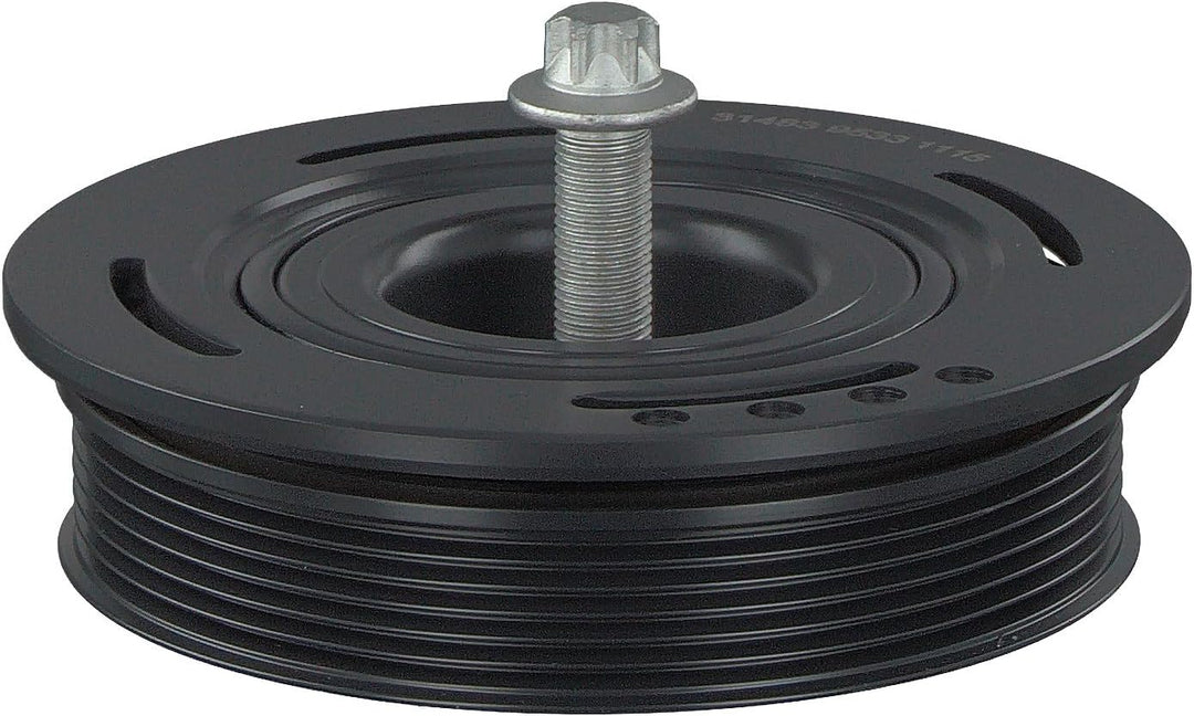 febi bilstein 33699 Riemenscheibe (entkoppelt) für Kurbelwelle, mit Schraube , 1 Stück