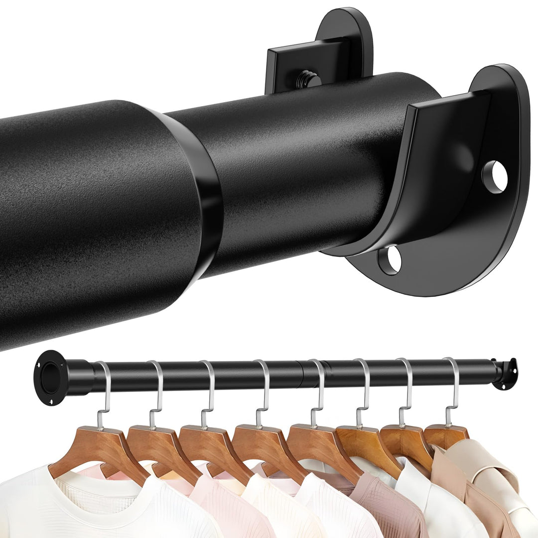 Mavivegue Kleiderstange Schrank, 42–106CM Kleiderstange Ausziehbar, Kleiderstange Wandmontage 32mm,