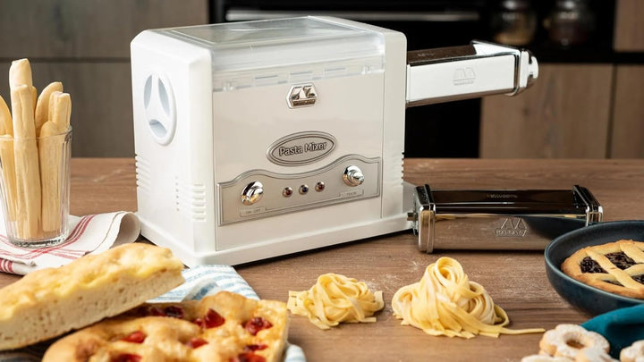 Pasta Fresca Marcato - Knetmaschine mit 3 Zubehörteile für Nudeln