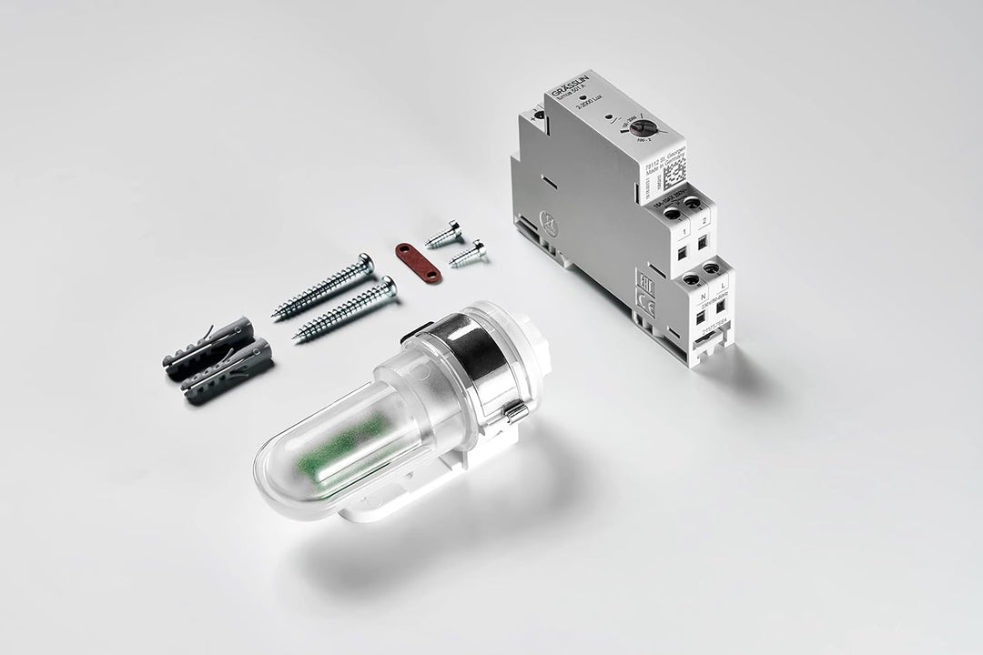 GRÄSSLIN 18.18.0013.1 Turnus 501 A – analoger Dämmerungsschalter mit externem Helligkeitsfühler für