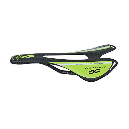 Rennradsattel MTB Kohlefaser, Ultraleicht, hohl, matt/glänzend, 3k matte green, matte green