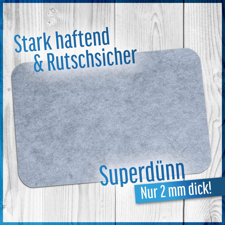 HomeProtect® | Schmutzfangmatte - SUPERDÜNN 2 mm, Selbstklebende Fussmatte, Schuhmatte, Fussabstreif