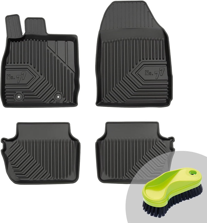 FROGUM No.77 Gummimatten Ganzjahresset von Auto Fussmatten Autofussmatten für Ford Fiesta VI 2008-20