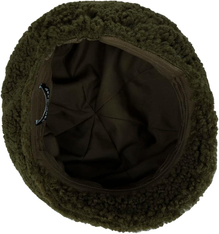 Seeberger Teddy Fur Ballonmütze Schirmmütze Damencap Wintercap Kunstfellcap Baker-Boy-Mütze Mit Schi