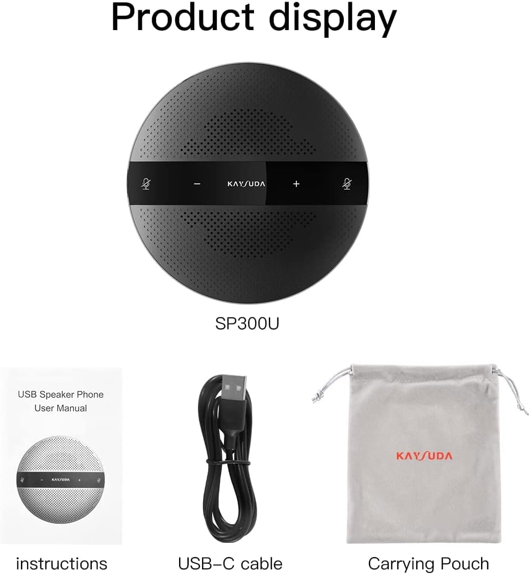 GoGoCool SP200U PC-Mikrofon Freisprecheinrichtung für Computer, 360 ° Omnidirektionales USB-Mikrofon