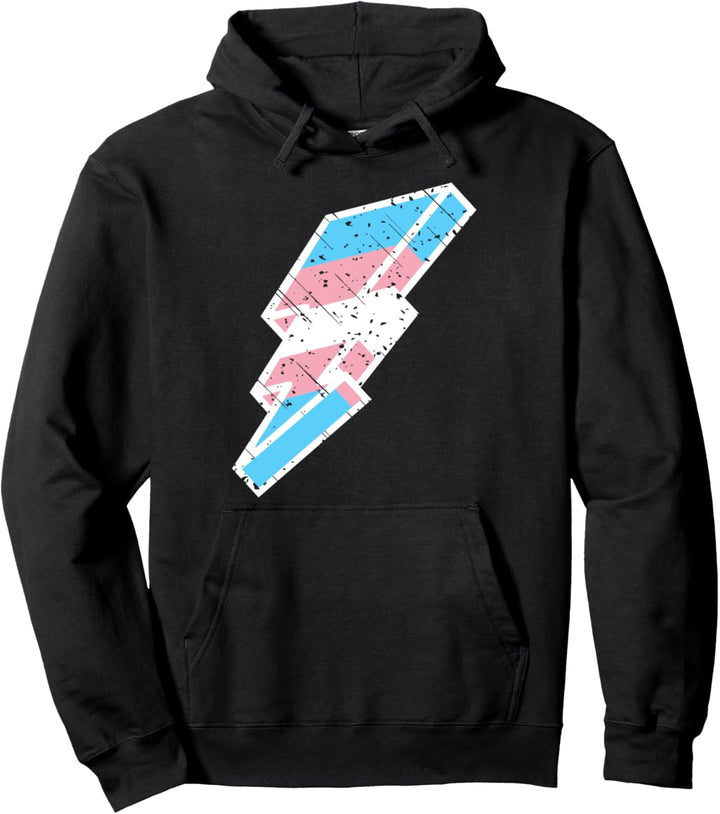 Tansexual Stolz Blitz Blitz niedlich Trans LGBTQ Parade Pullover Hoodie