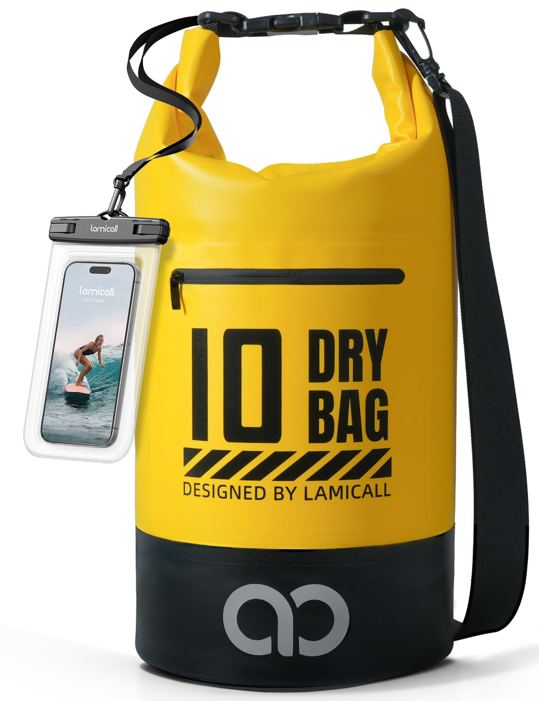 Lamicall Dry Bag, wasserdichte Tasche Beutel, Wasserfester Rucksack Drybag | [Robust &amp; Kratzfest] 5L