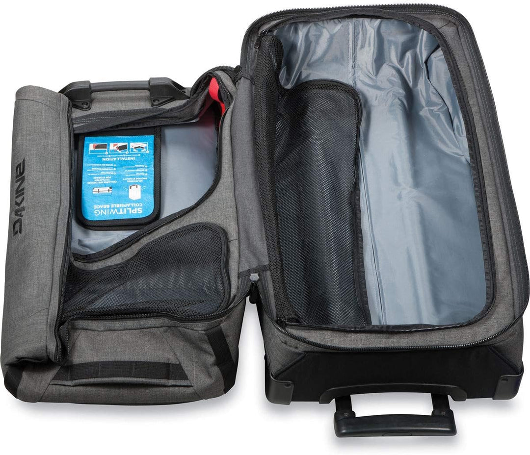 Dakine Reisetasche Split Roller mit Rädern, geräumige, praktisch unterteilte Fächer - widerstandsfäh