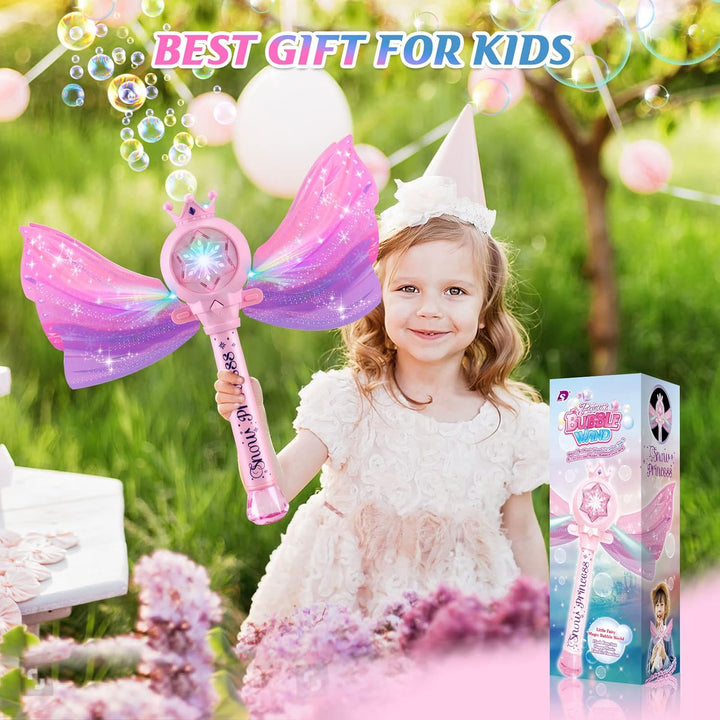 Spielzeug 3-8 Jahre Kinder: Seifenblasenmaschine Spielzeug für Mädchen Geschenke ab 3 4 5 6 7 8 Kind