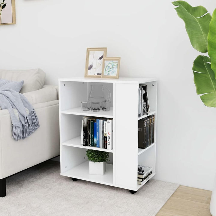 Rollschrank Schrank mit Rollen Schubladenschrank Aktenschrank Holzschrank Aufbewahrungsschrank Stand