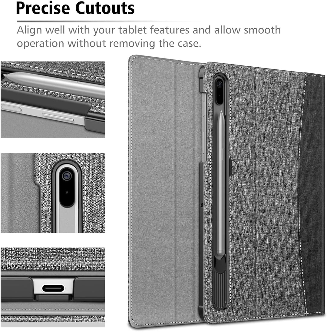 Fintie Hülle für Samsung Galaxy Tab S8 Plus 2022/S7 FE 2021/S7 Plus 2020 12.4 Zoll, Multi-Winkel Bet