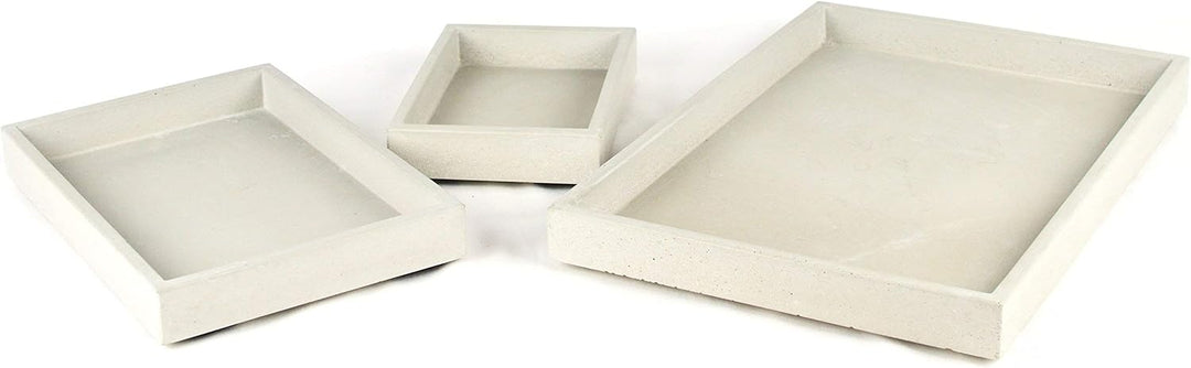 Ablagesystem aus Beton Ablageschalen Betonschale Dokumentenablage Schmuck Schreibtisch Organizer Abl