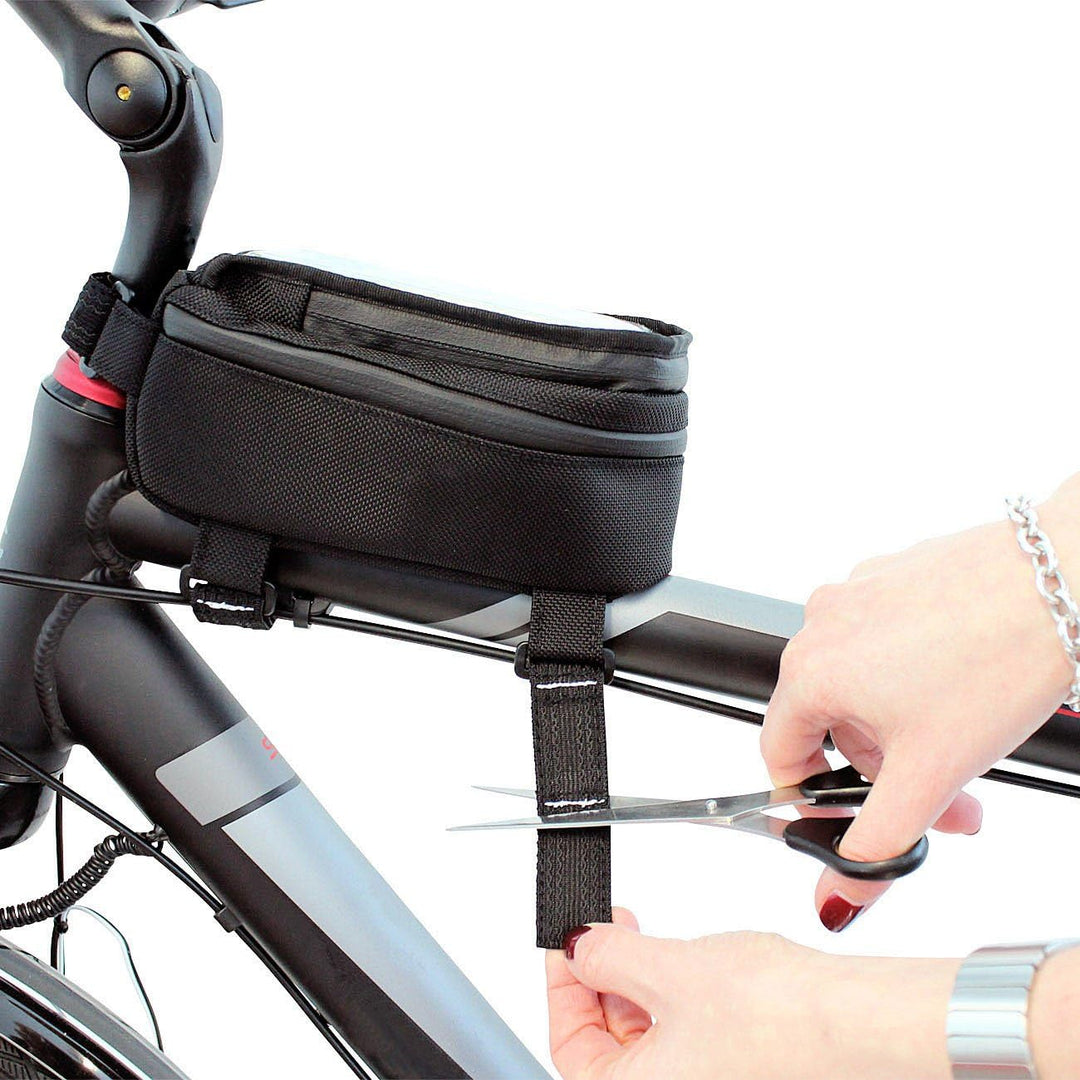 NC-17 Universal Fahrrad Ebike Oberrohr Handy Tasche Grösse XL│Lenkertasche│Rahmentasche│Staufach│Kab