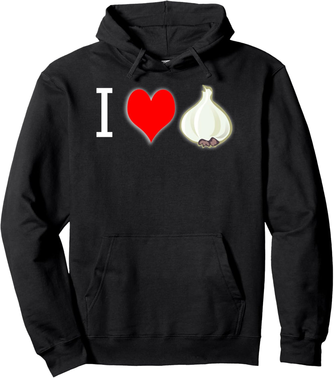 Ich liebe Knoblauch Pullover Hoodie