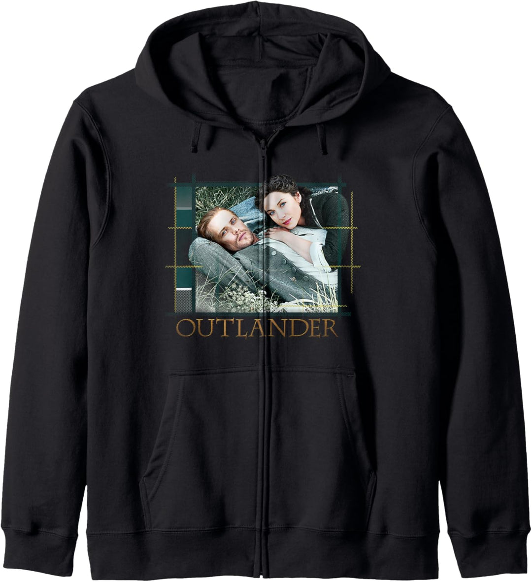 Outlander Tartan-Foto Kapuzenjacke