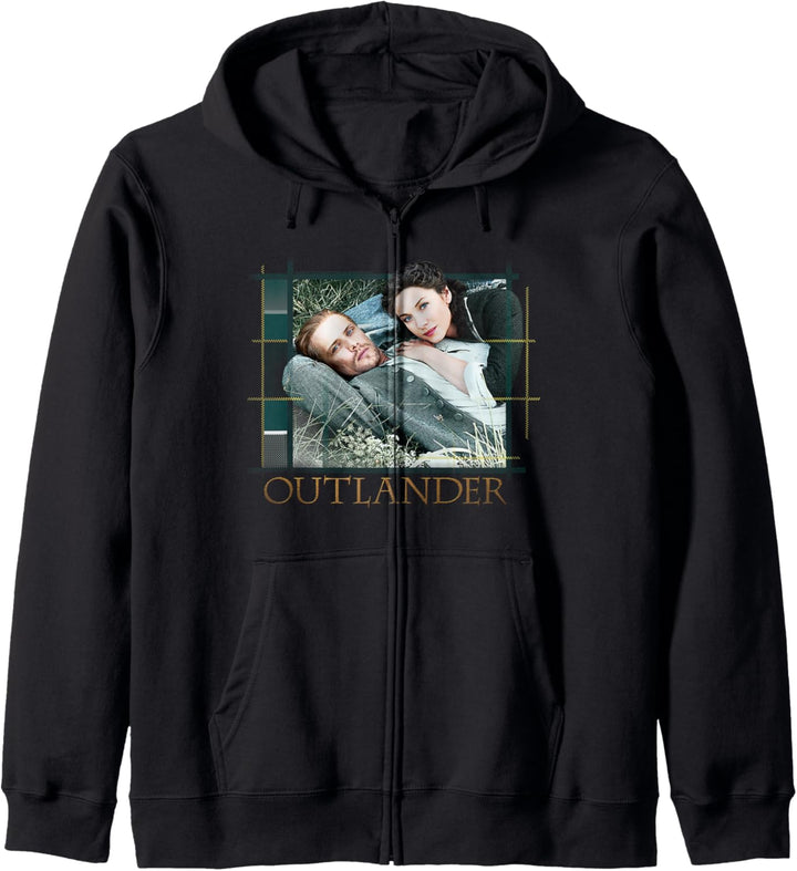 Outlander Tartan-Foto Kapuzenjacke
