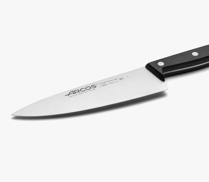 Arcos Küchenmesser Chef 18 cm - Professionelles Küchenmesser zum Reinigen und Schneiden von Gemüse,